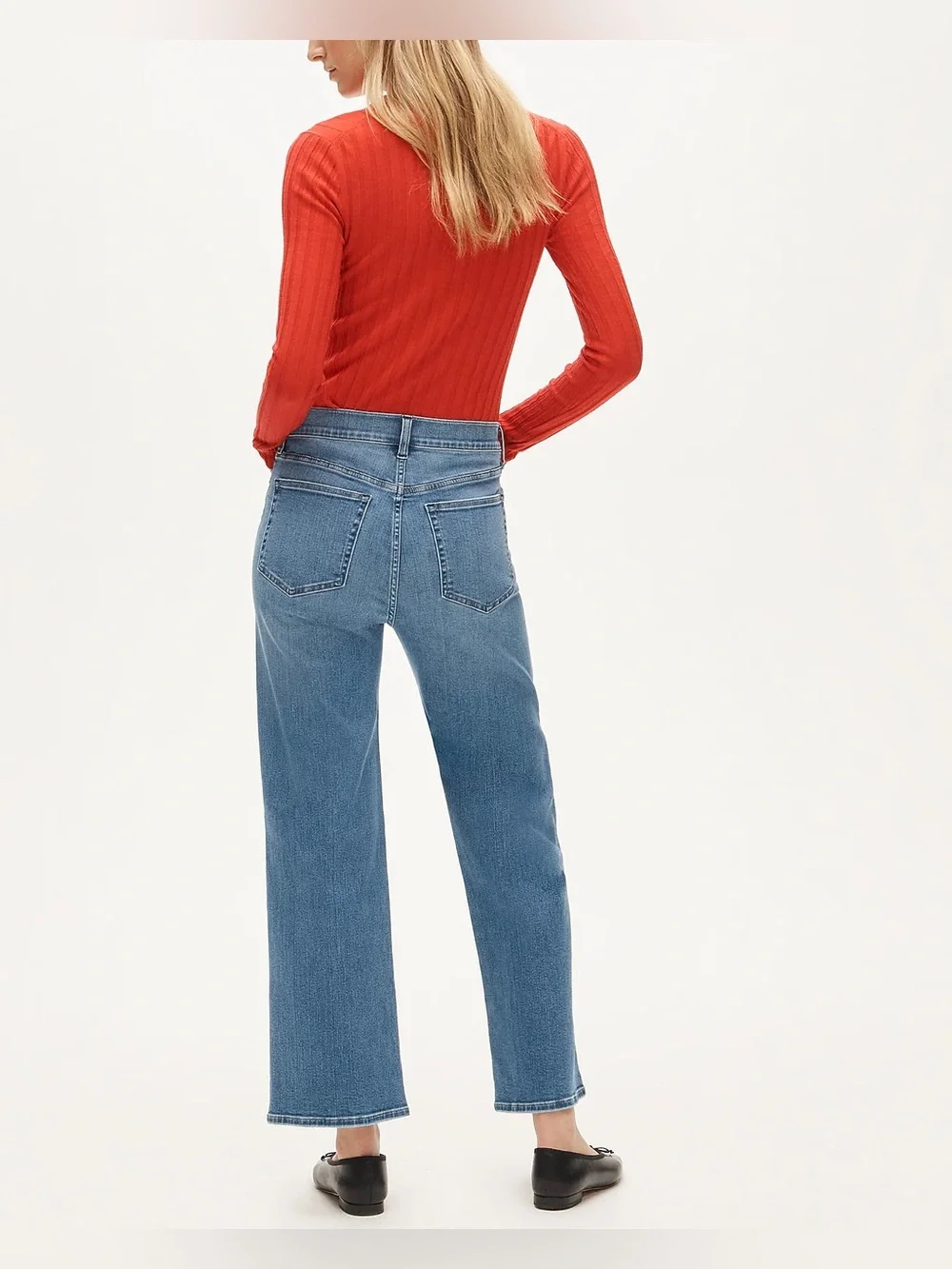 J.Crew Slim-wide jean in super-stretch in cobalt wash
